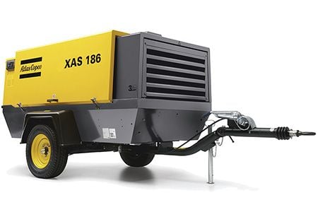 Компрессоры дизельные для пескоструйной очистки Atlas Copco