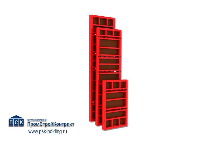 Щит универсальный стальной опалубочной системы PSK-DELTA (фанера сплошная, профиль 3 мм)