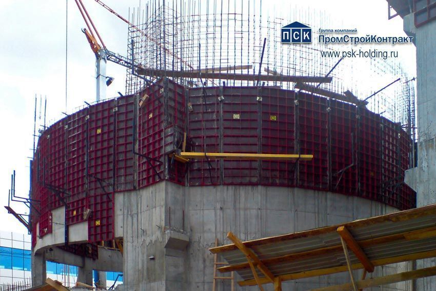 Опалубка криволинейных поверхностей мелкощитовая стальная МСК